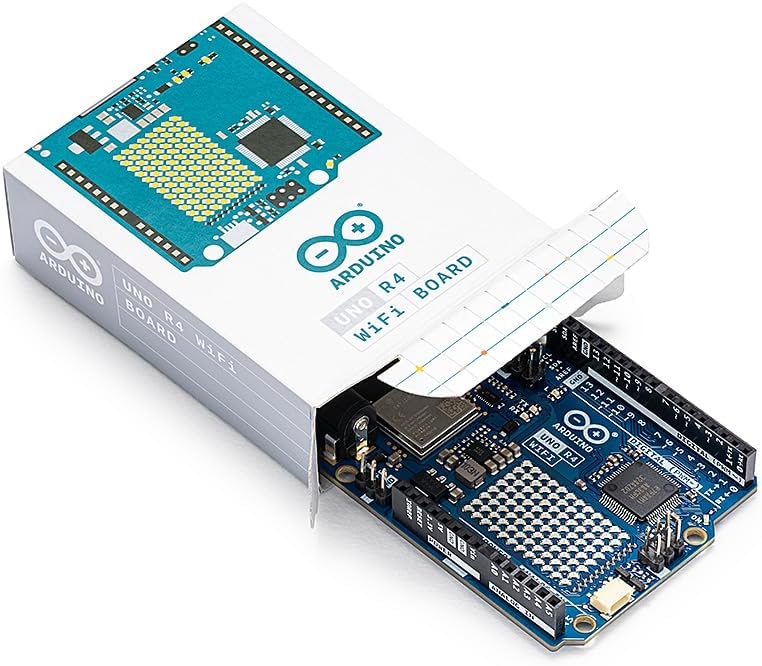 Arduino UNO R4 WiFi [ABX00087] - Renesas RA4M1 / ESP32-S3 - Wi-Fi, Bluetooth, USB-C, CAN, DAC, OP AMP, connettore Qwiic, matrice LED 12x8