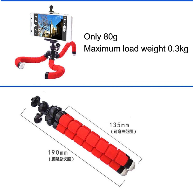 Mini treppiede per proiettore supporto per telefono treppiede flessibile in spugna treppiede per polpo per supporto per telefono con treppiede per fotocamera