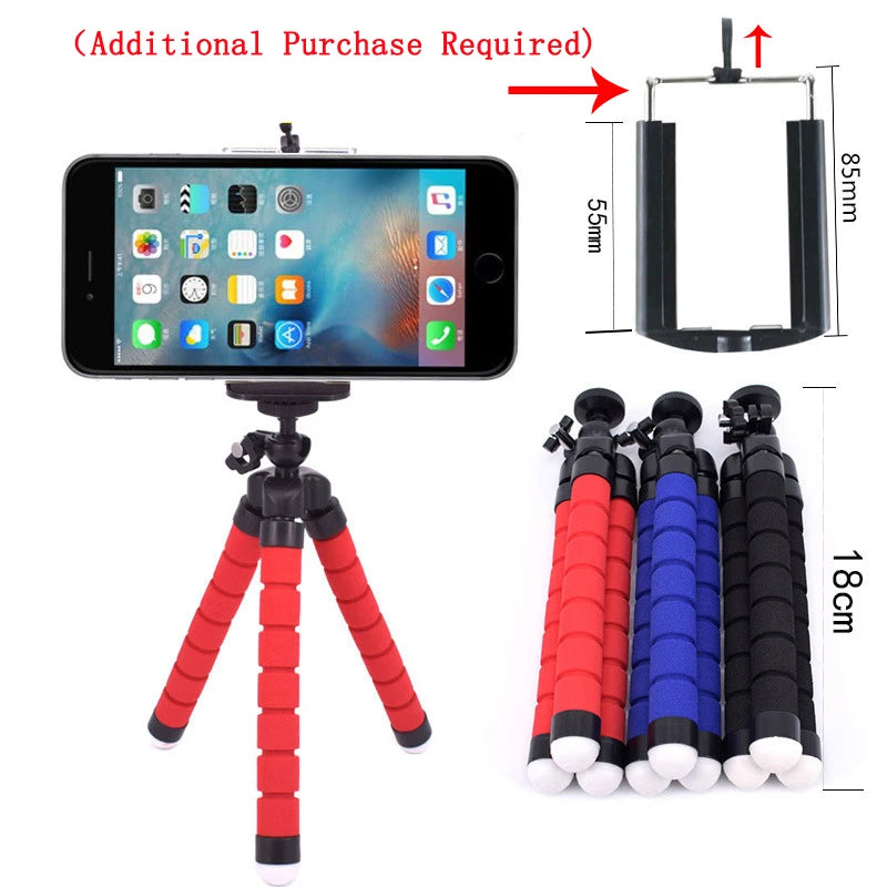Mini treppiede per proiettore supporto per telefono treppiede flessibile in spugna treppiede per polpo per supporto per telefono con treppiede per fotocamera