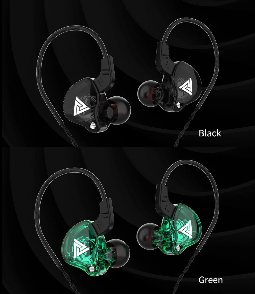 Originale QKZ AK6 In Ear Auricolare 6 Unità Driver Dinamica Cuffie Con Microfono Stereo Sport HIFI Subwoofer Auricolare Monitor Auricolari