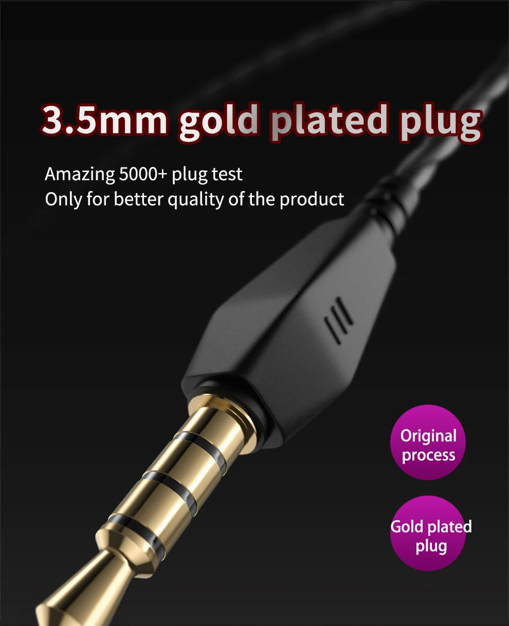 Originale QKZ AK6 In Ear Auricolare 6 Unità Driver Dinamica Cuffie Con Microfono Stereo Sport HIFI Subwoofer Auricolare Monitor Auricolari