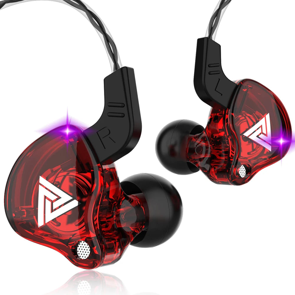 Originale QKZ AK6 In Ear Auricolare 6 Unità Driver Dinamica Cuffie Con Microfono Stereo Sport HIFI Subwoofer Auricolare Monitor Auricolari