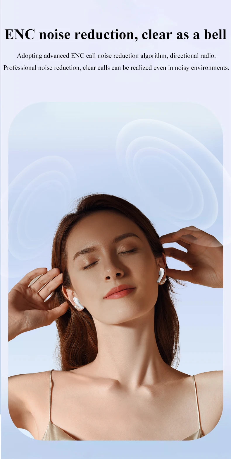GIONEE JL005 Pro ANC auricolare Bluetooth 5.3 Hybrid -48dB cancellazione del rumore cuffie Wireless supporto auricolari Audio spaziali 3D
