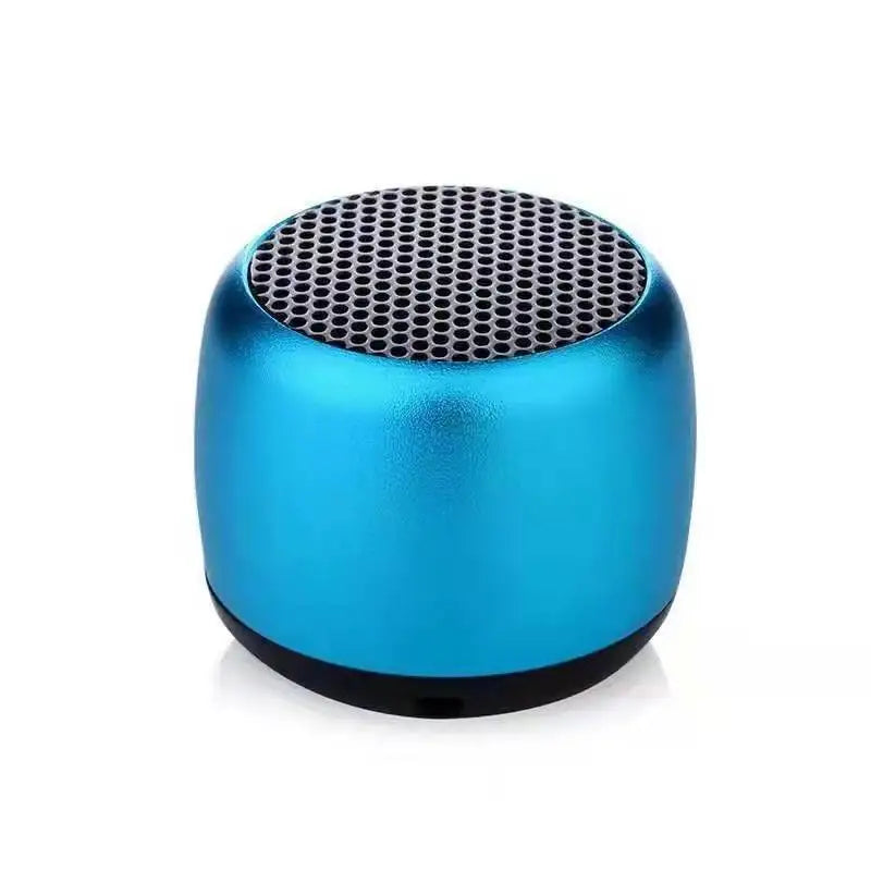 M1 Mini altoparlante piccolo compatibile con Bluetooth Portatile intelligente One Drag Two Subwoofer audio wireless in metallo con cannone in acciaio piccolo