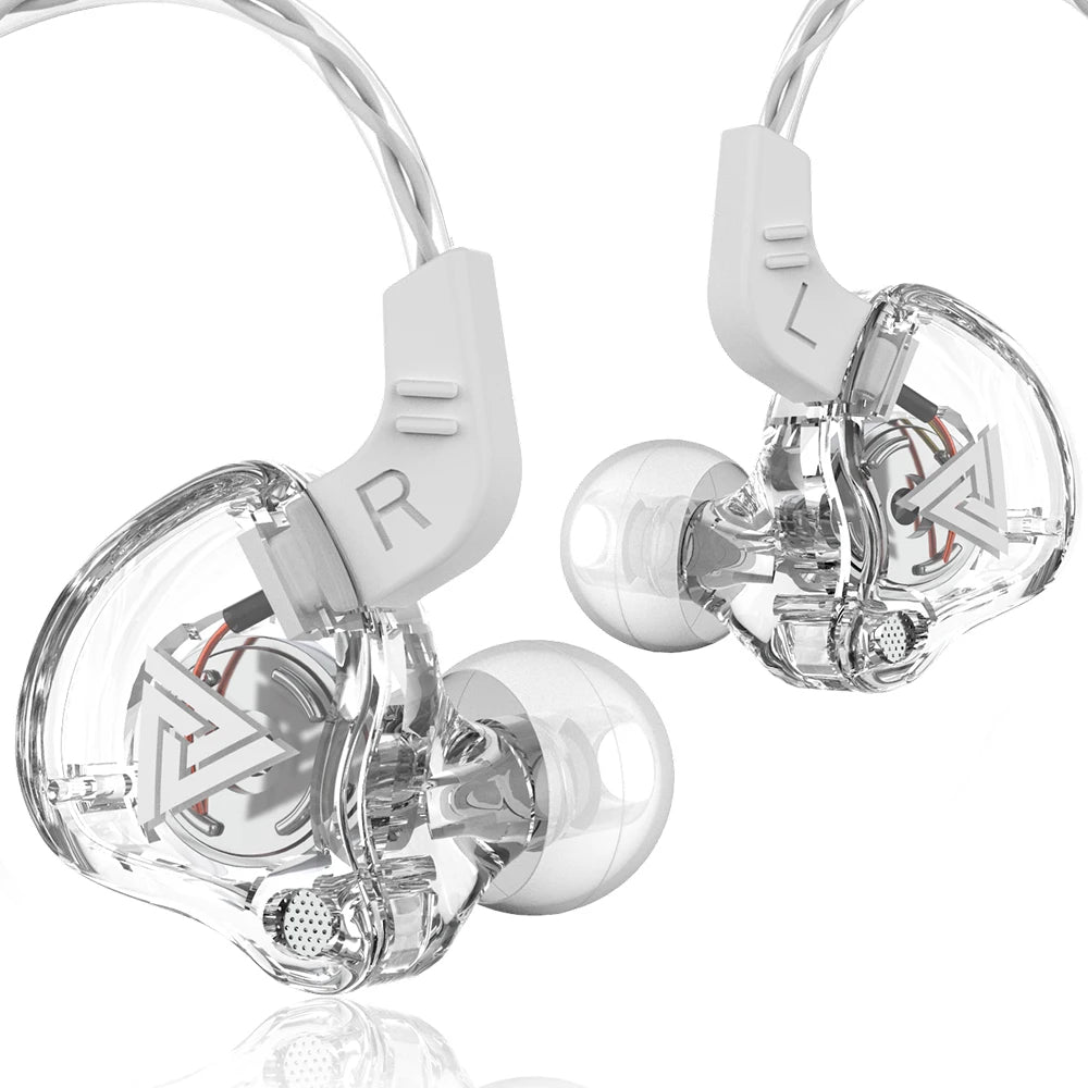 Originale QKZ AK6 In Ear Auricolare 6 Unità Driver Dinamica Cuffie Con Microfono Stereo Sport HIFI Subwoofer Auricolare Monitor Auricolari