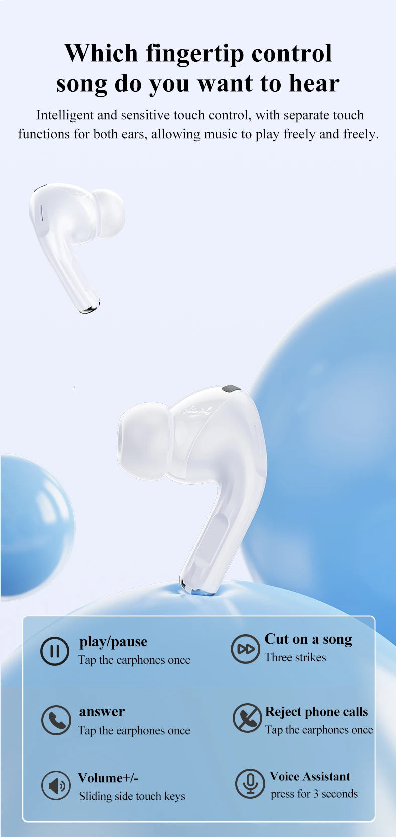 GIONEE JL005 Pro ANC auricolare Bluetooth 5.3 Hybrid -48dB cancellazione del rumore cuffie Wireless supporto auricolari Audio spaziali 3D