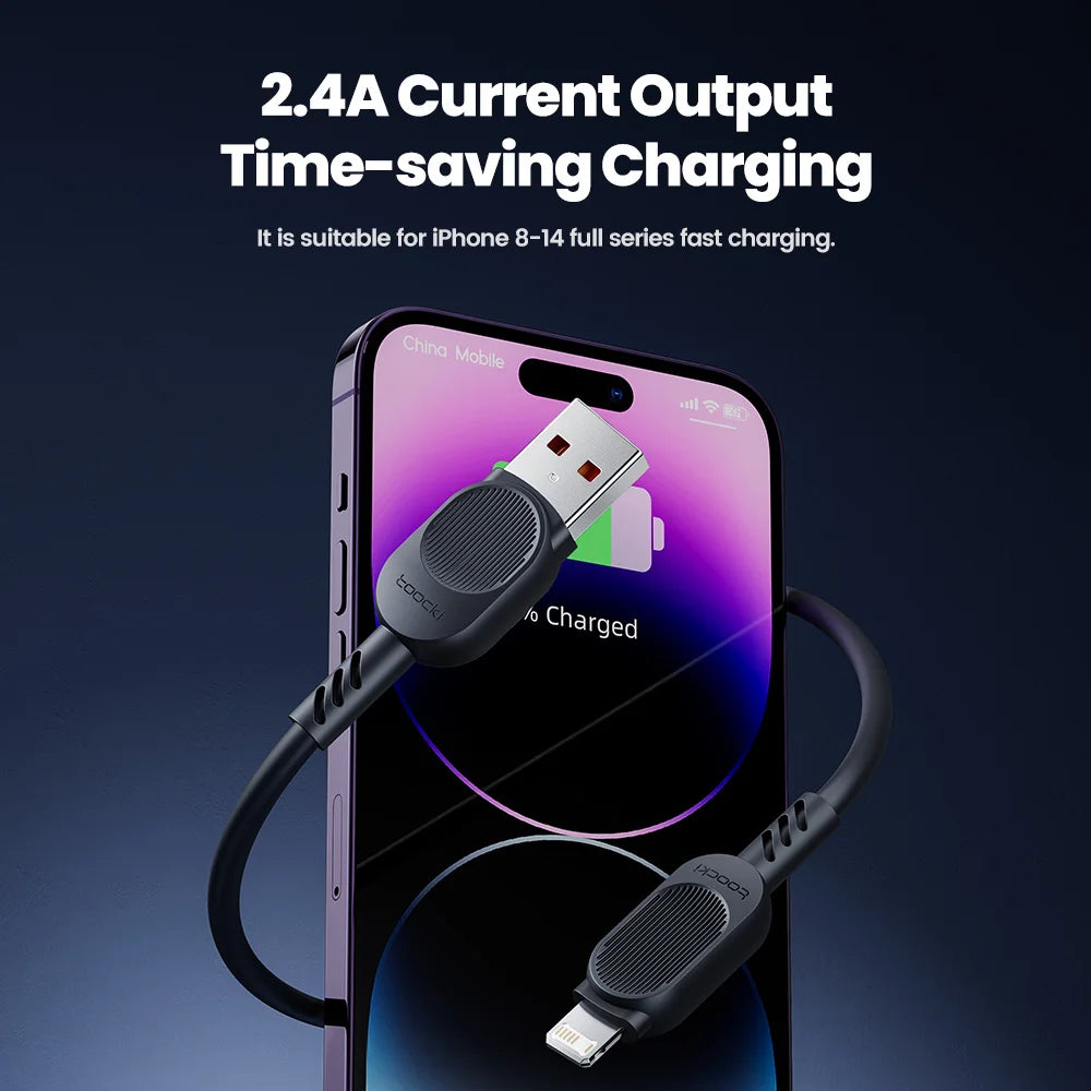 Toocki USB C Lightning Cavo Primavera Retrattile Caricatore Del Telefono Per Auto Cavo di Ricarica Veloce per iPhone 14 13 12 11 Pro Max XR XS 8 7