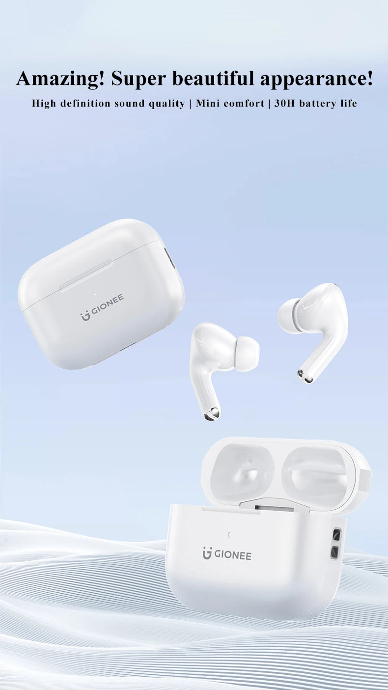 GIONEE JL005 Pro ANC auricolare Bluetooth 5.3 Hybrid -48dB cancellazione del rumore cuffie Wireless supporto auricolari Audio spaziali 3D