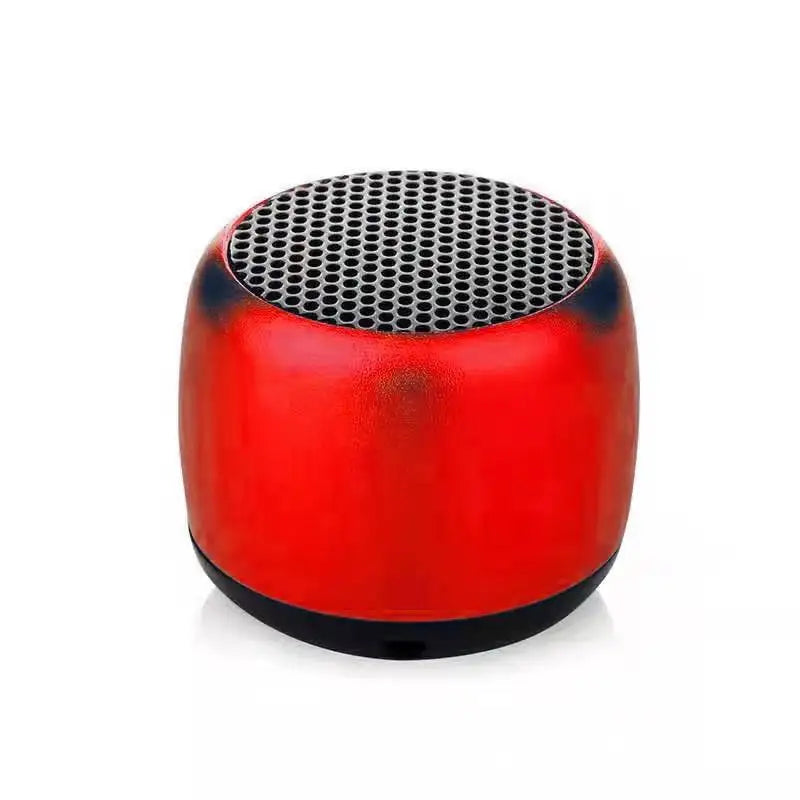 M1 Mini altoparlante piccolo compatibile con Bluetooth Portatile intelligente One Drag Two Subwoofer audio wireless in metallo con cannone in acciaio piccolo
