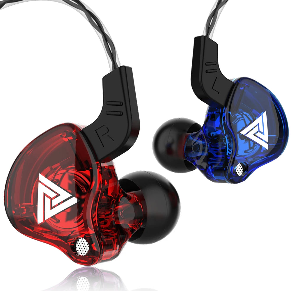 Originale QKZ AK6 In Ear Auricolare 6 Unità Driver Dinamica Cuffie Con Microfono Stereo Sport HIFI Subwoofer Auricolare Monitor Auricolari